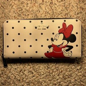 Kate Spade x Disney Black Wallet